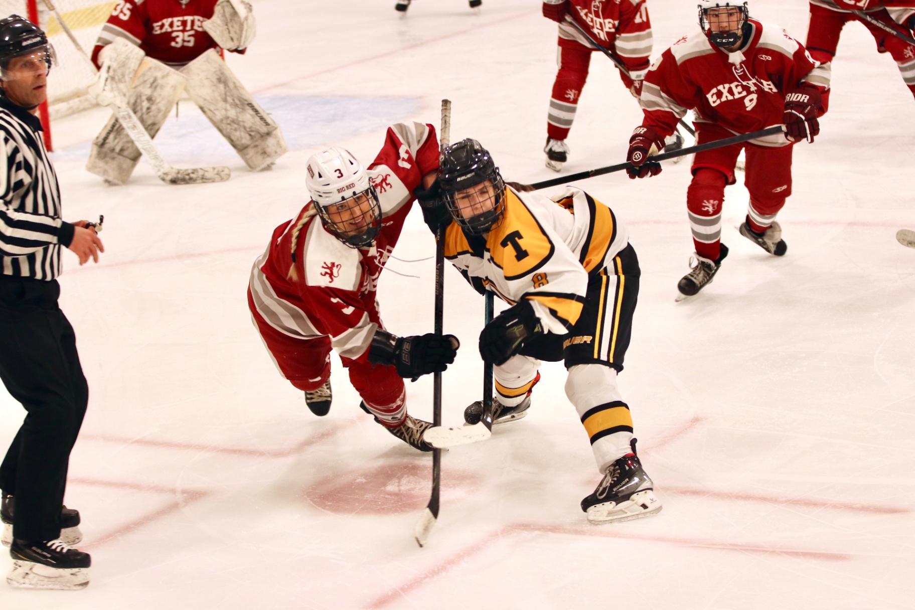 Girls' Hockey, Puck Chase